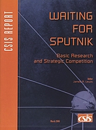 Waiting for sputnik : basic research and strategic competition