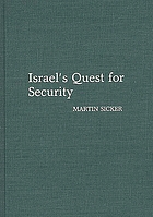 Israel's quest for security