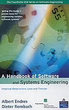 Empirical software and systems engineering : observations, laws, and theories