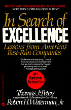 In search of excellence : lessons from America's best-run companies