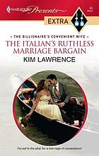 The Italian's ruthless marriage bargain