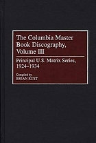 The Columbia master book discography.
