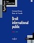 Droit international public by Emmanuel Decaux