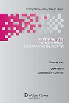 Arbitrability : international & comparative perspectives