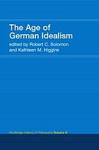 The Age of German idealism
