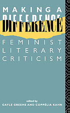 Making a difference : feminist literary criticism