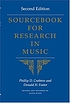 Sourcebook for research in music by Phillip Crabtree