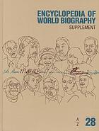 Encyclopedia of world biography.