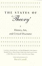 The States of 'theory' : history, art, and critical discourse
