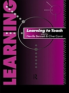 Learning to teach