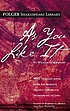 As you like it door William Shakespeare