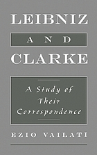 Leibniz & Clarke : a study of their correspondence