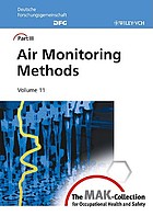 Air monitoring methods. Volume 11