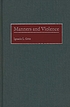 Manners and violence de Ignacio L Götz