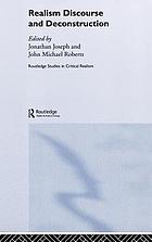 Realism, discourse, and deconstruction