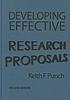 Developing effective research proposals de Keith Punch