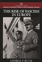 The rise of fascism in Europe