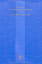 An historical syntax of the English language.