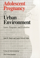 Adolescent pregnancy in an urban environment : issues, programs, and evaluation