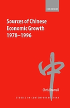 Sources of Chinese economic growth, 1978-1996