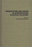 Perspectives and issues in international political economy