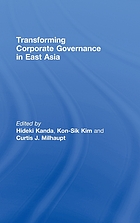 Transforming corporate governance in East Asia