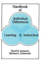 Handbook of individual differences, learning, and instruction