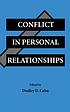 Conflict in personal relationships