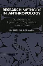 Research methods in anthropology : qualitative and quantitative methods