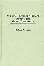 American literary humor during the Great Depression