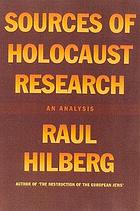 Sources of holocaust research : an analysis