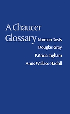A Chaucer glossary