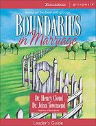 Boundaries in marriage