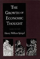 The growth of economic thought