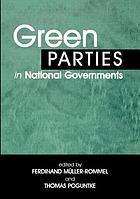 Green parties in national governments