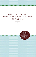 German social democracy and the rise of Nazism