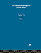 Routledge encyclopedia of philosophy