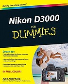 Nikon D3000 for dummies