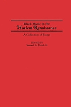 Black music in the Harlem Renaissance : a collection of essays