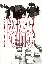 Korean politics : the quest for democratization and economic development