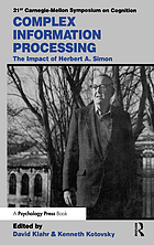 Complex information processing : the impact of Herbert A. Simon