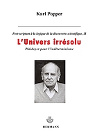 L'Univers irrésolu : plaidoyer pour l'indéterminisme