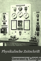 Physikalische Zeitschrift.