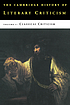 The Cambridge history of literary criticism 著者： George A Kennedy