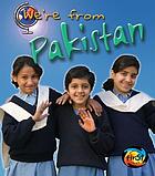 We're from Pakistan