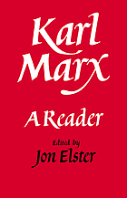 Karl Marx : a reader