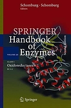 Springer handbook of enzymes 20. Class 1.Oxidoreductases V