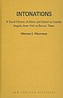 Intonations : a social history of music and nation... by Marissa Jean Moorman