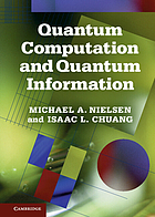 Quantum computation and quantum information