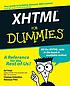 XHTML for dummies door Ed Tittel